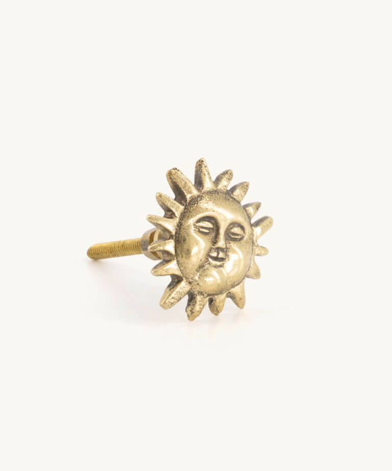 Poignée Soleil Bouton de Tiroir Chubby Sun