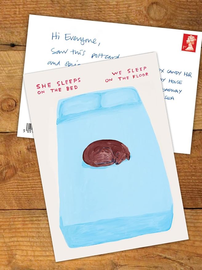 Carte de voeux "She Sleeps On The Bed"