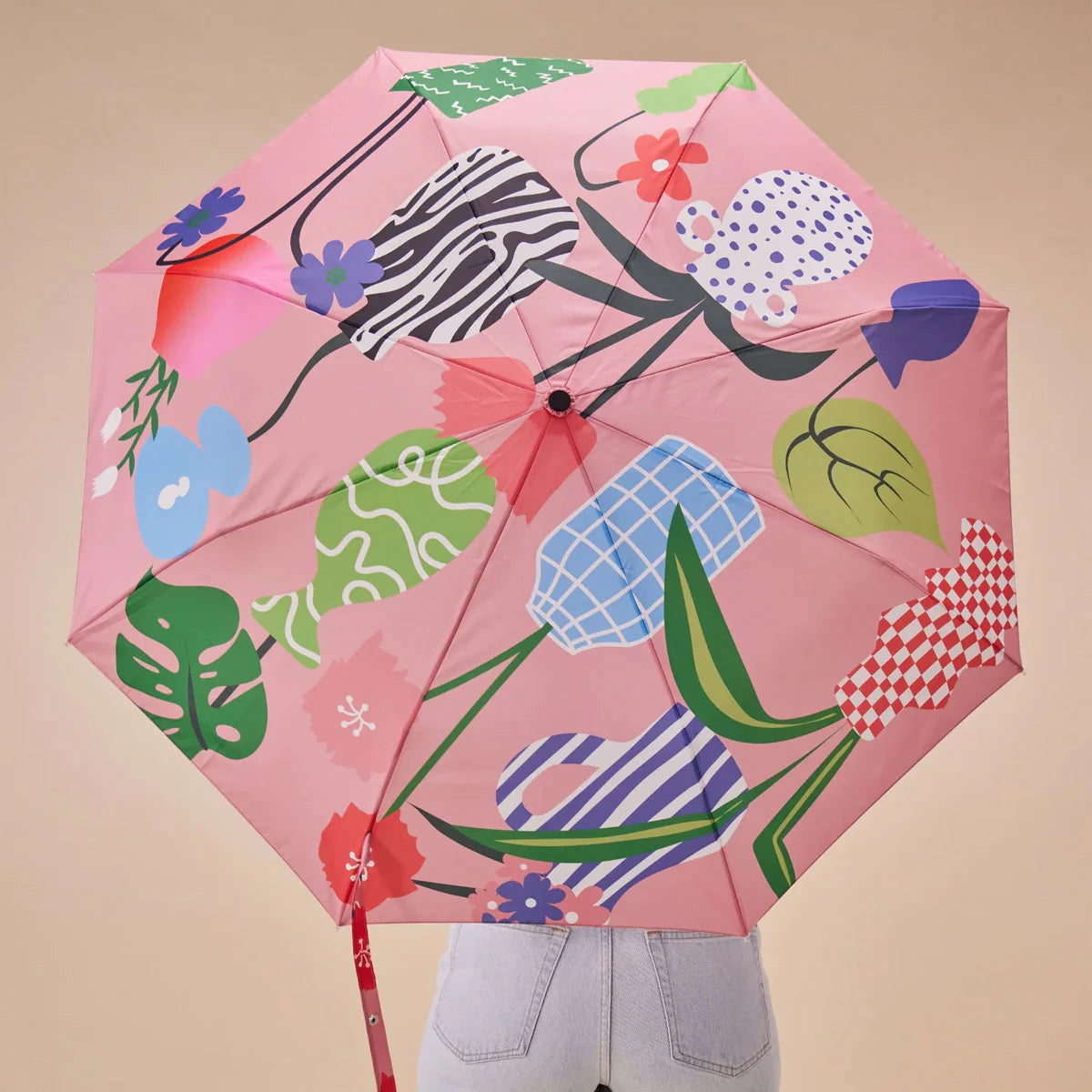 Parapluie Vases Rose/Vert