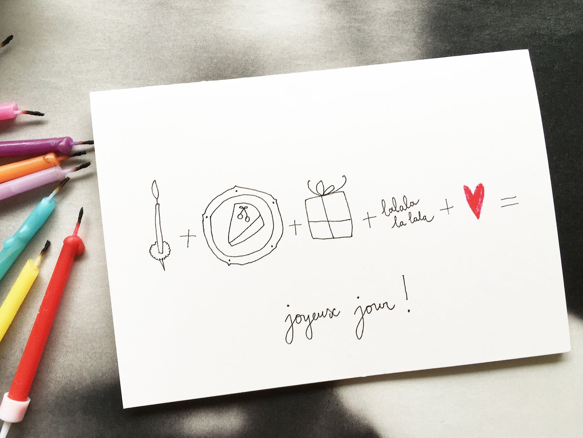 Carte "Joyeux Jour!"