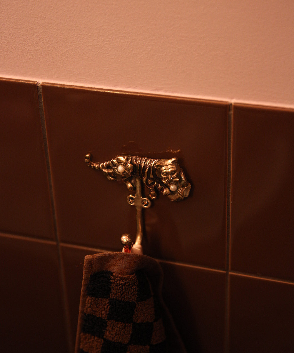 Crochet Tigre fleur perle Lacy