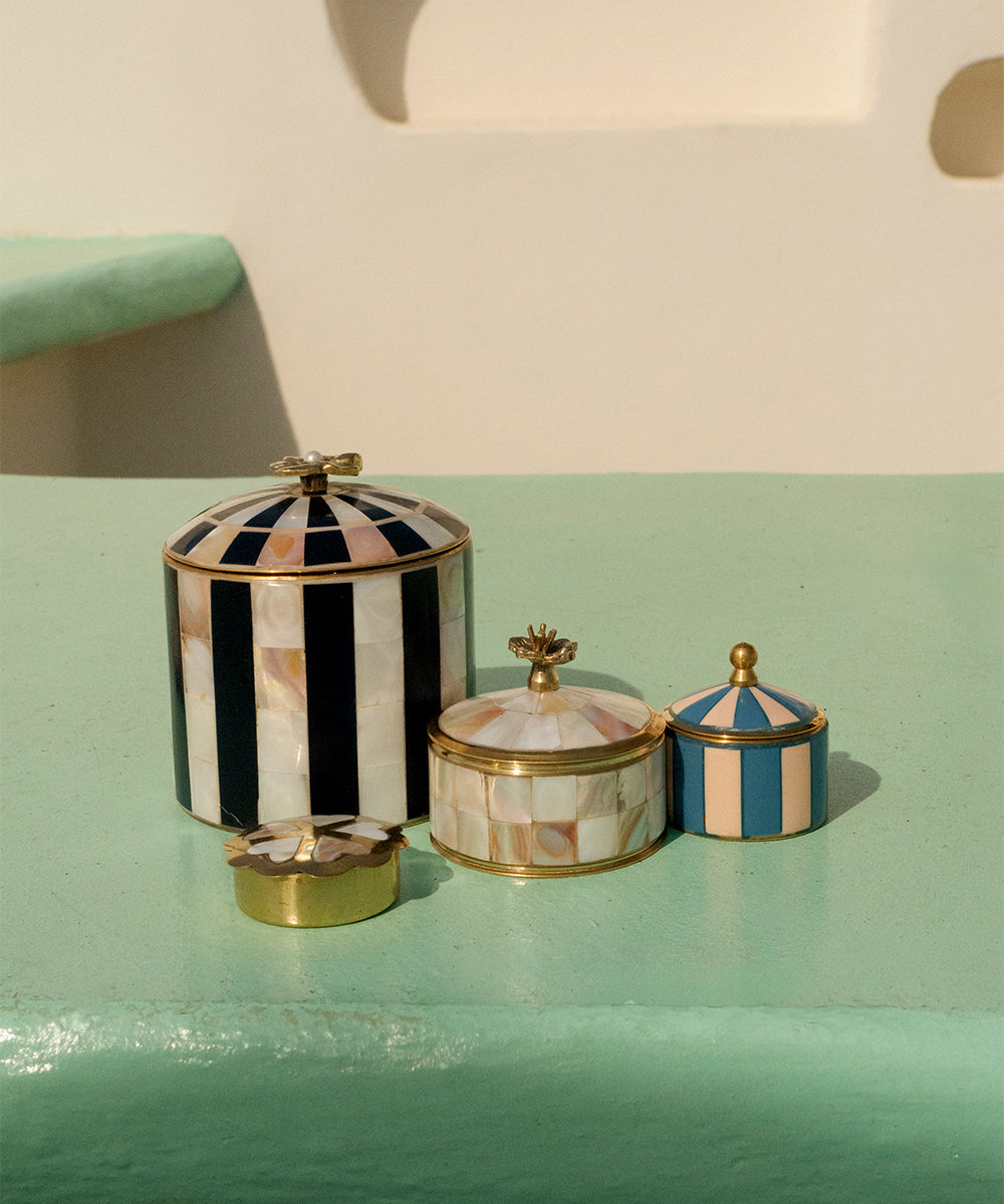 Boite Circus Fleur Maisie Blanc