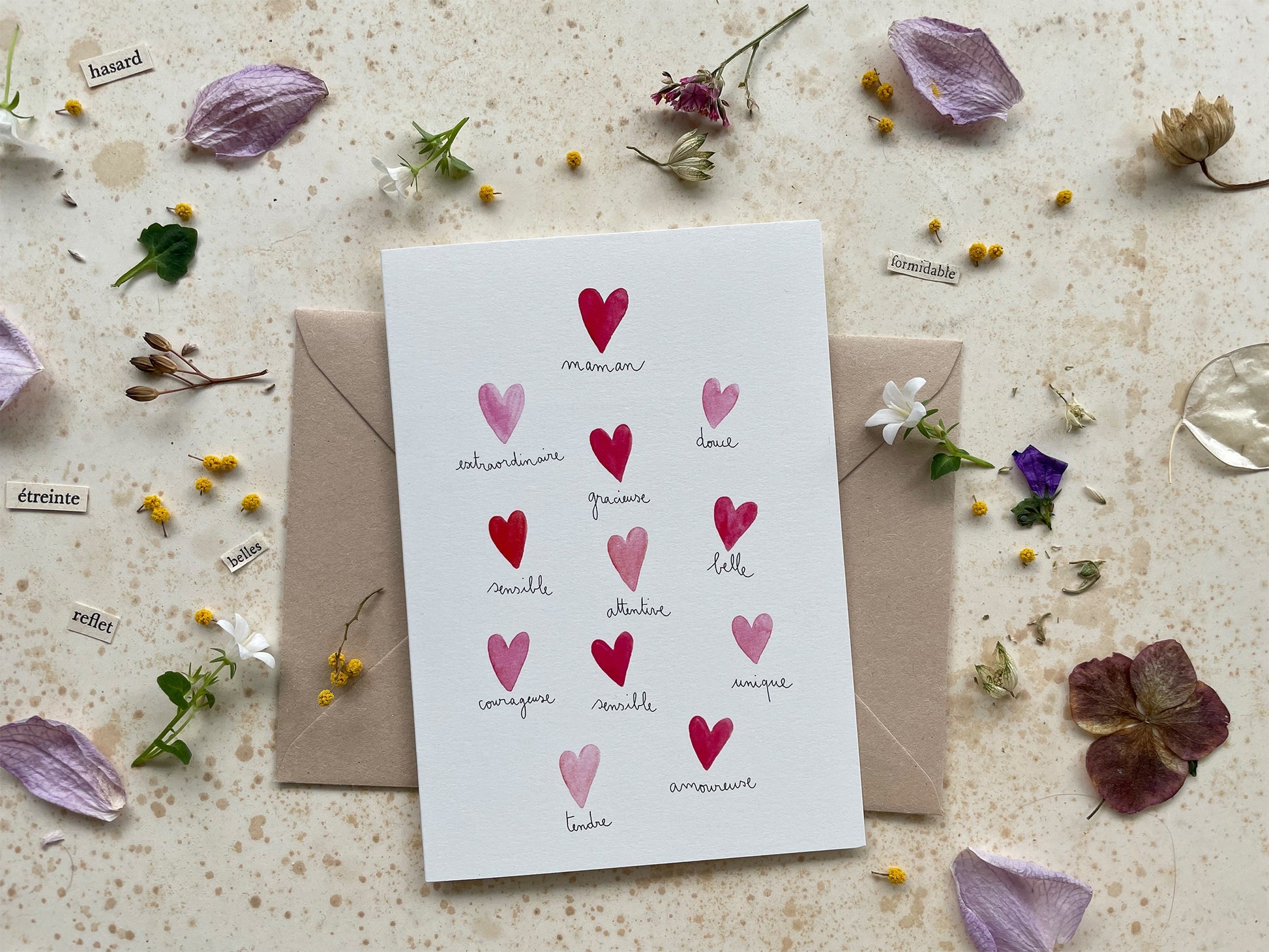 Carte "Maman Coeur"