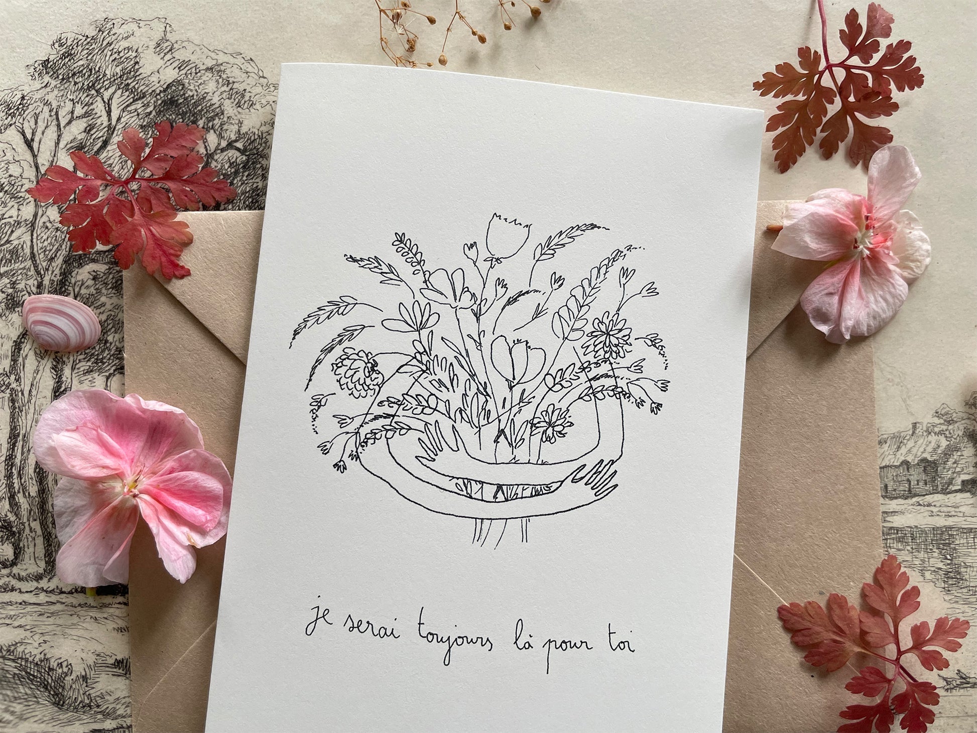 Carte "Je serai toujours là"