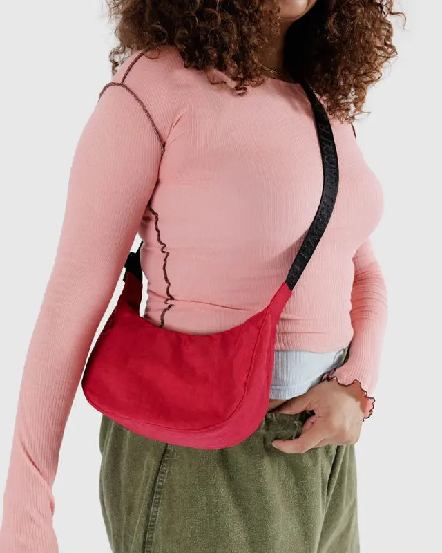 Sac Baggu Croissant Candy apple rouge - Petit