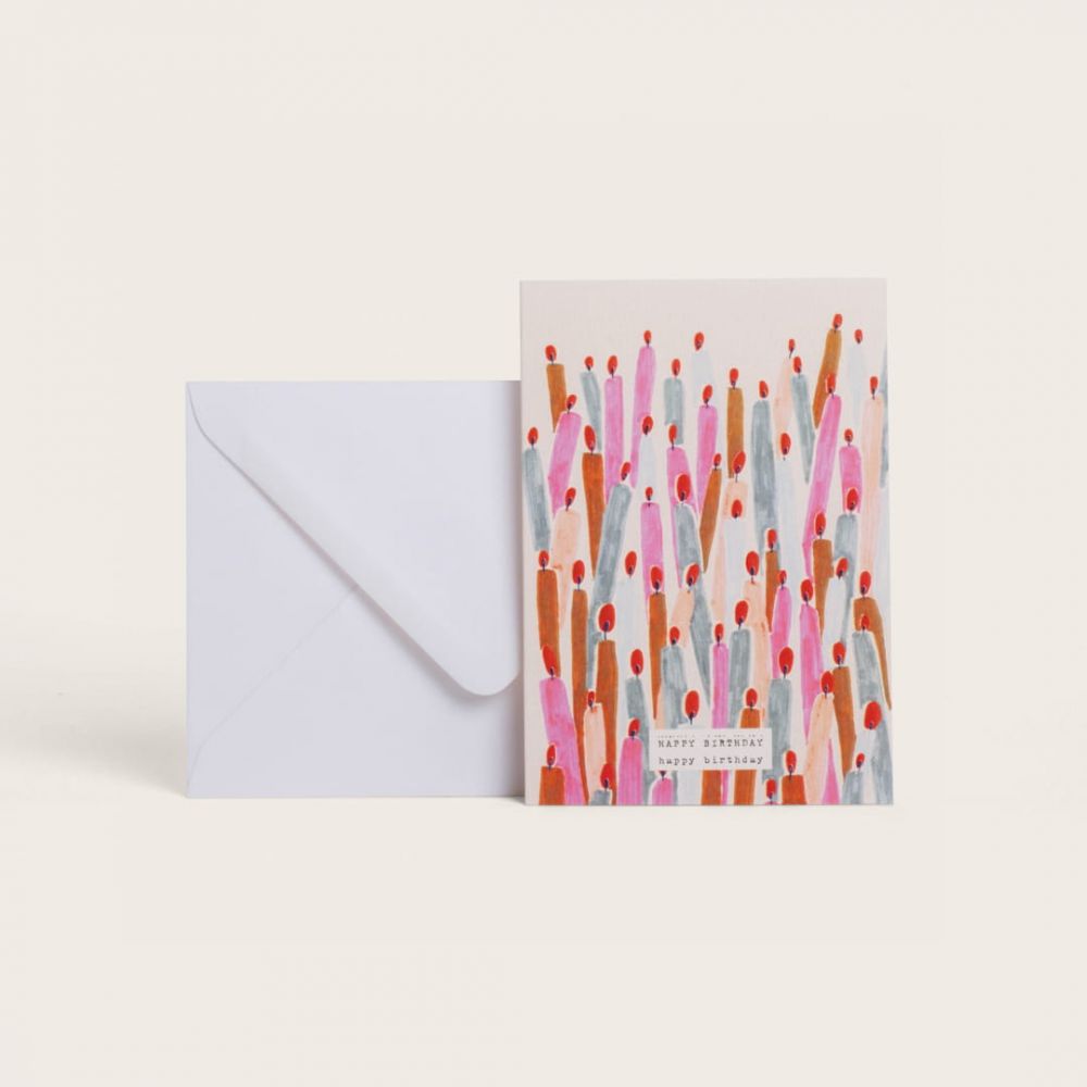 Carte "Souffle tes bougies"