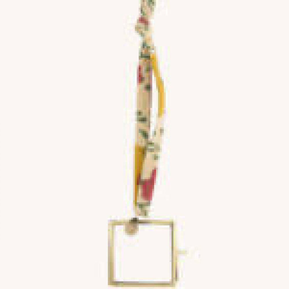 Cadre Ruban Beige/Rouge Evy Mini