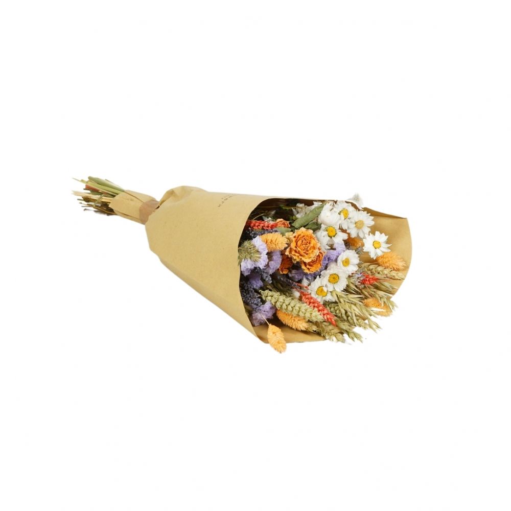 Bouquet de fleurs séchées "Lavande Pêche" - Petit modèlé