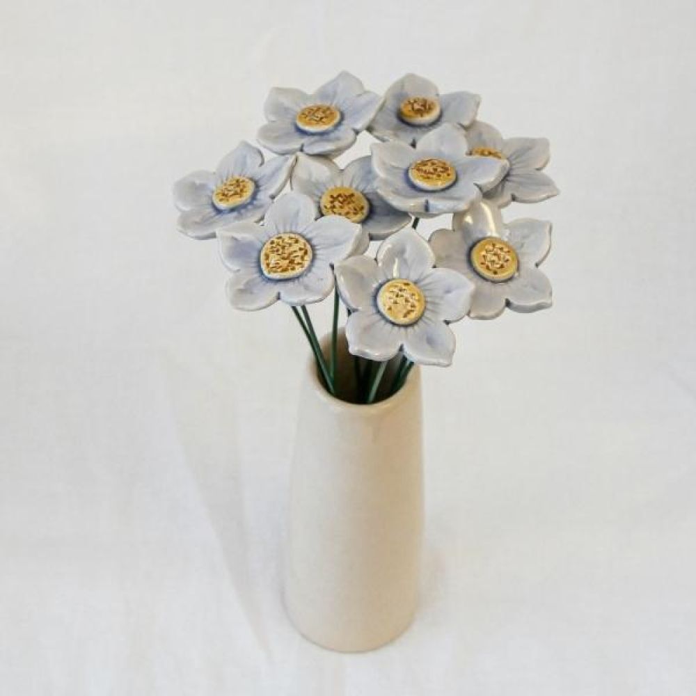 Pétunia Bleu clair en céramique