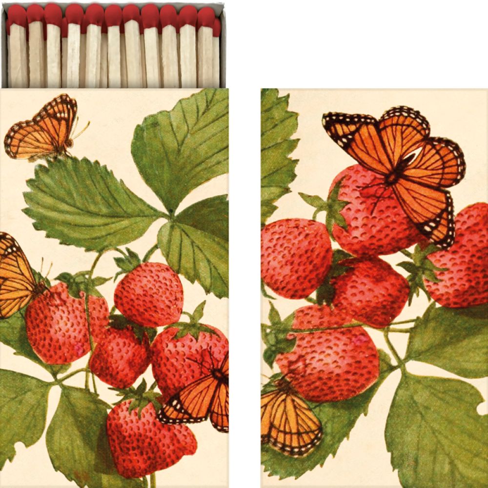 Allumettes Fraises papillons