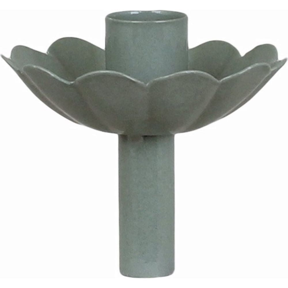 Bougeoir pour bouteille vert
