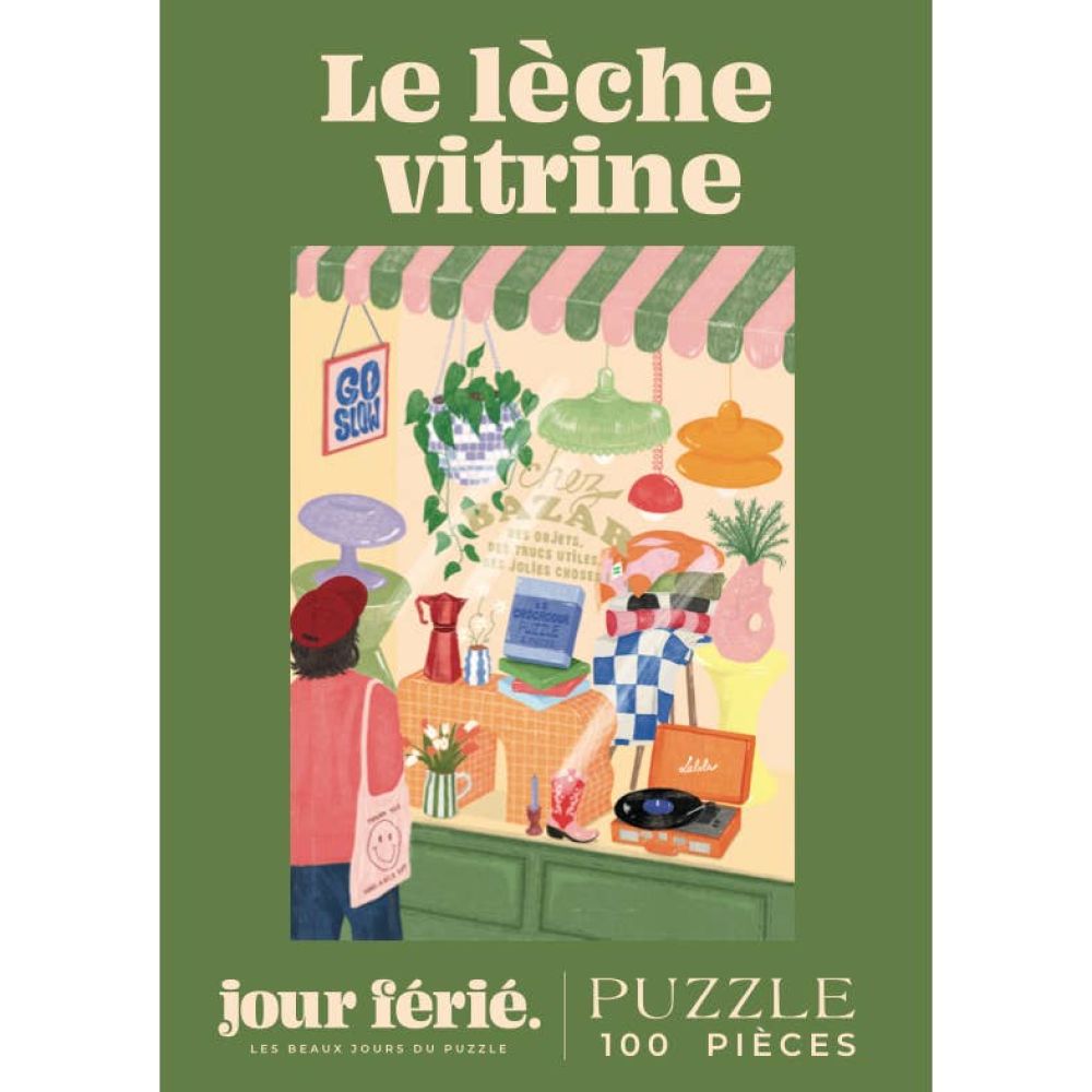 Puzzle 100p Le lèche vitrine