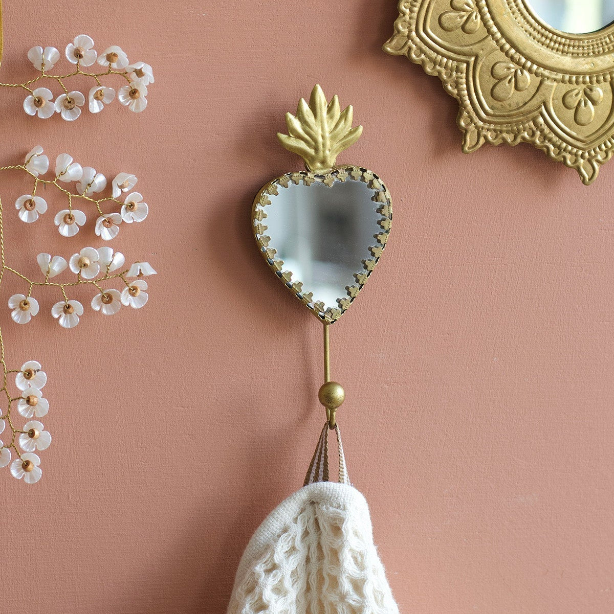 Crochet Ex-voto miroir