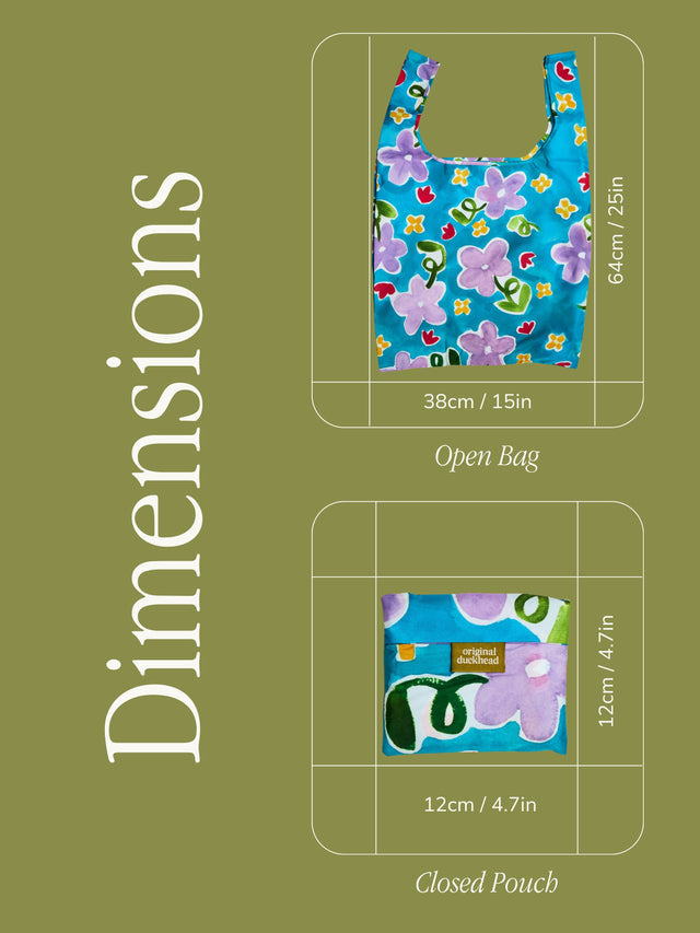 Sac réutilisables fleurs