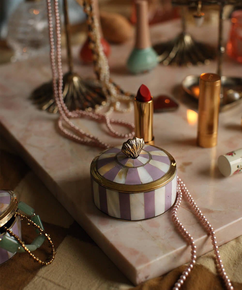 Boite Scarlett Circus Lilas coquillage
