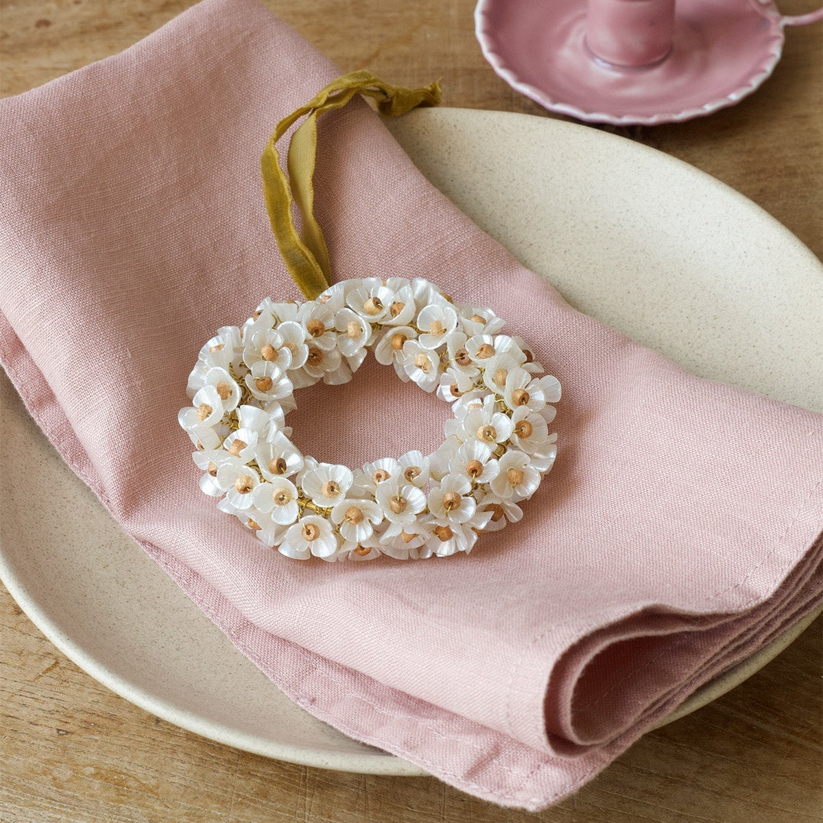 Couronne de fleurs amandier