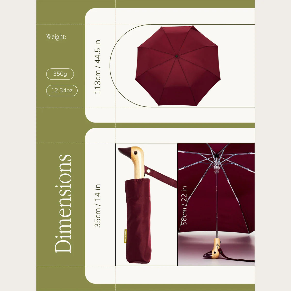 Parapluie Bordeaux