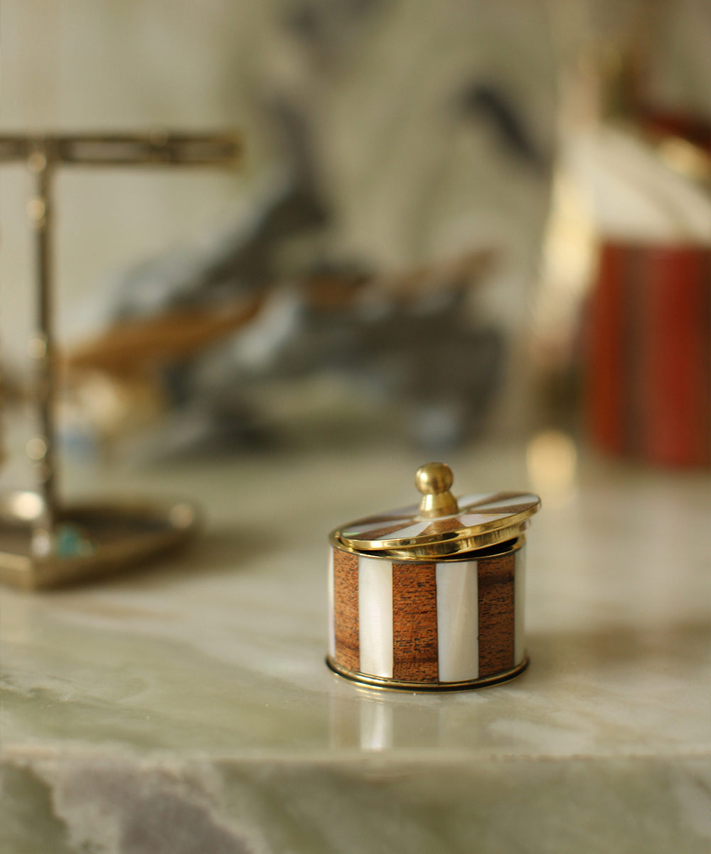 Boite Mini Circus Marron/nacre Bailey Woody