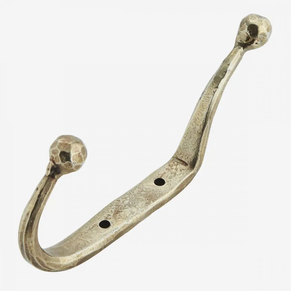 Crochet metal double Laiton