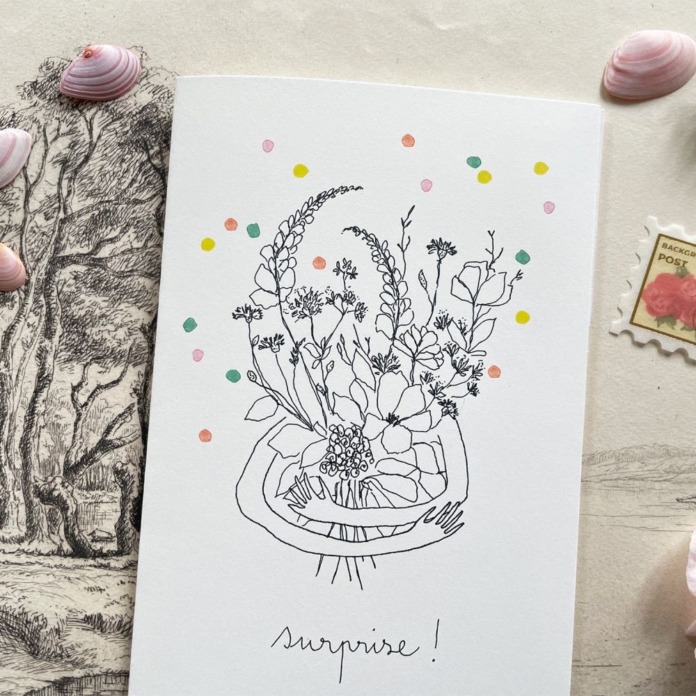 Carte "Surprise" bouquet