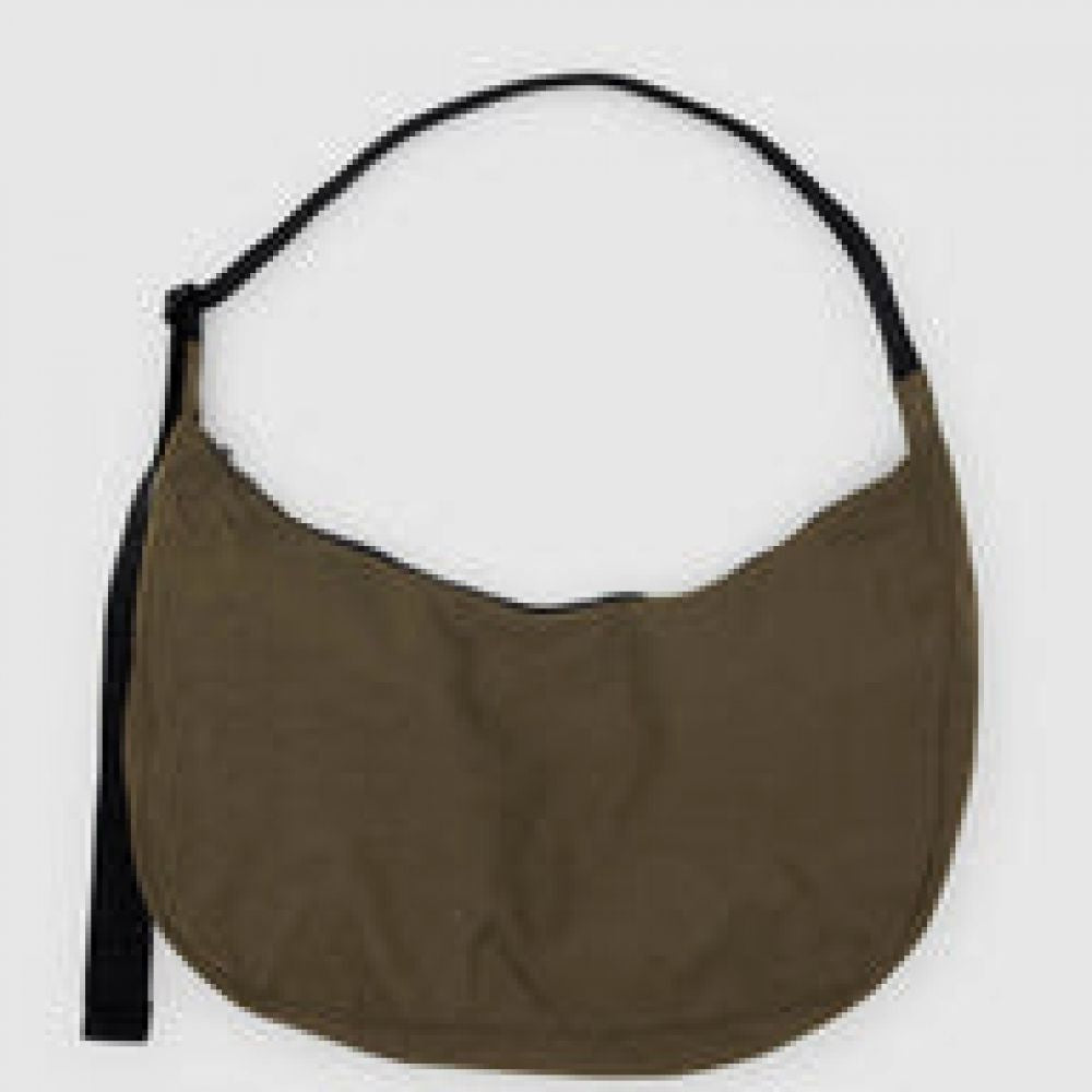 Sac Baggu Croissant Seaweed Kaki - Large