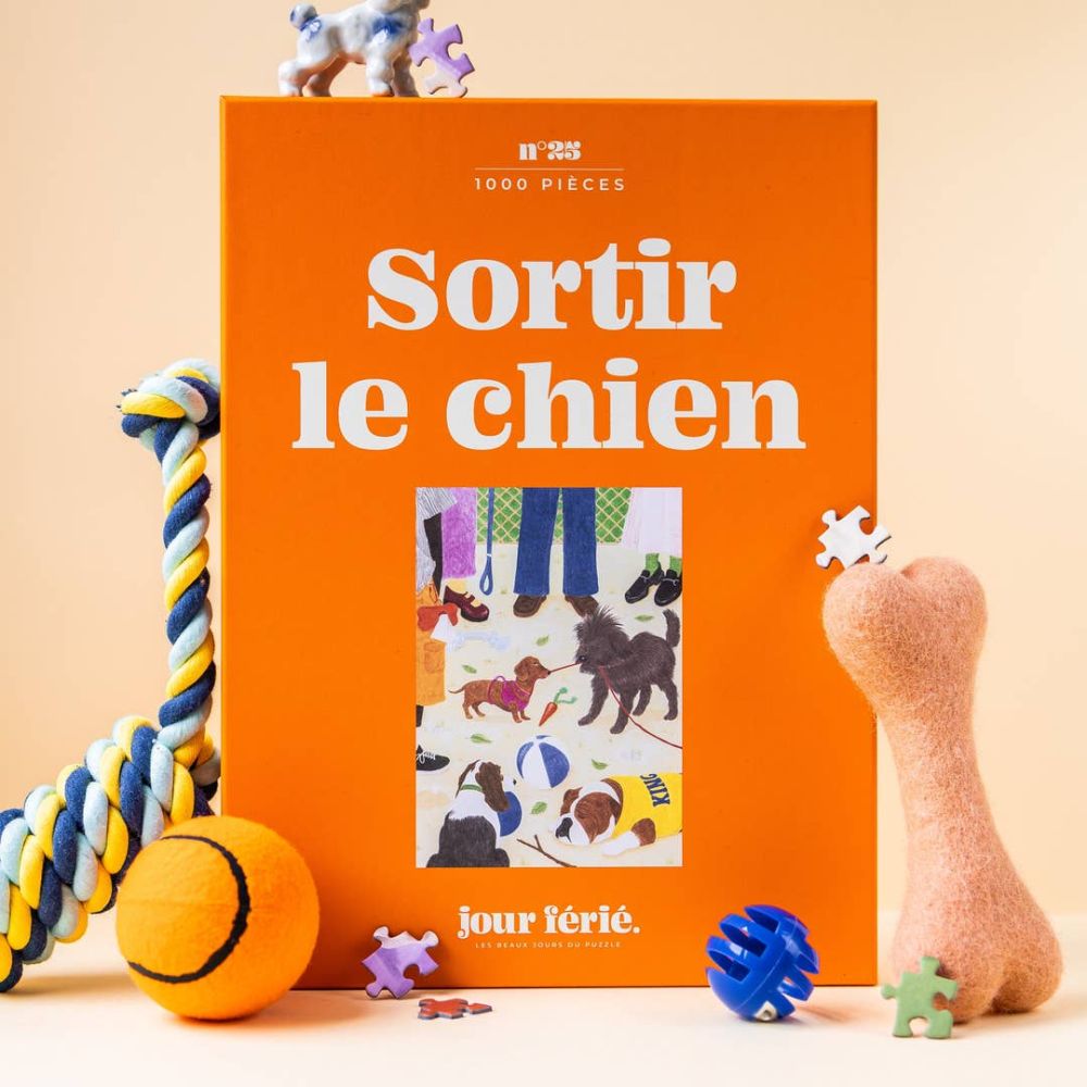 Puzzle 1000 Sortir le chien