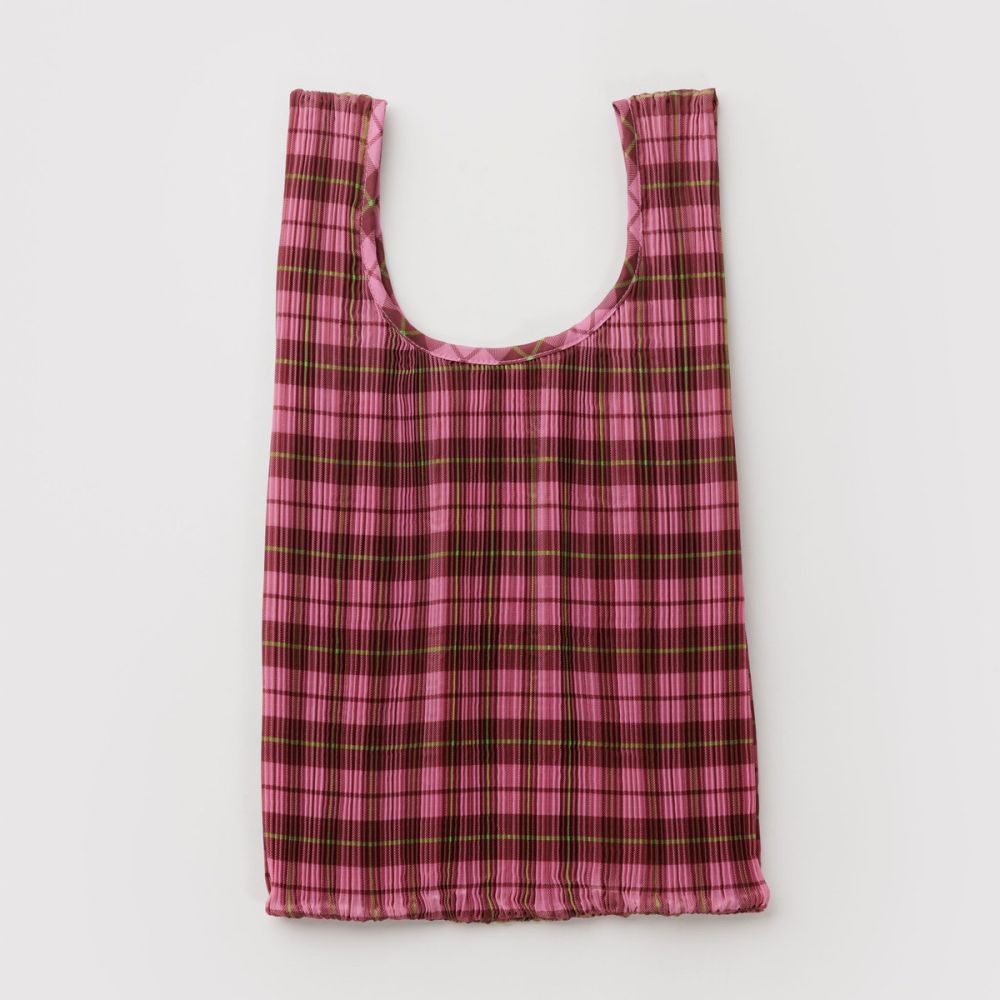 Plissé Tartan rose