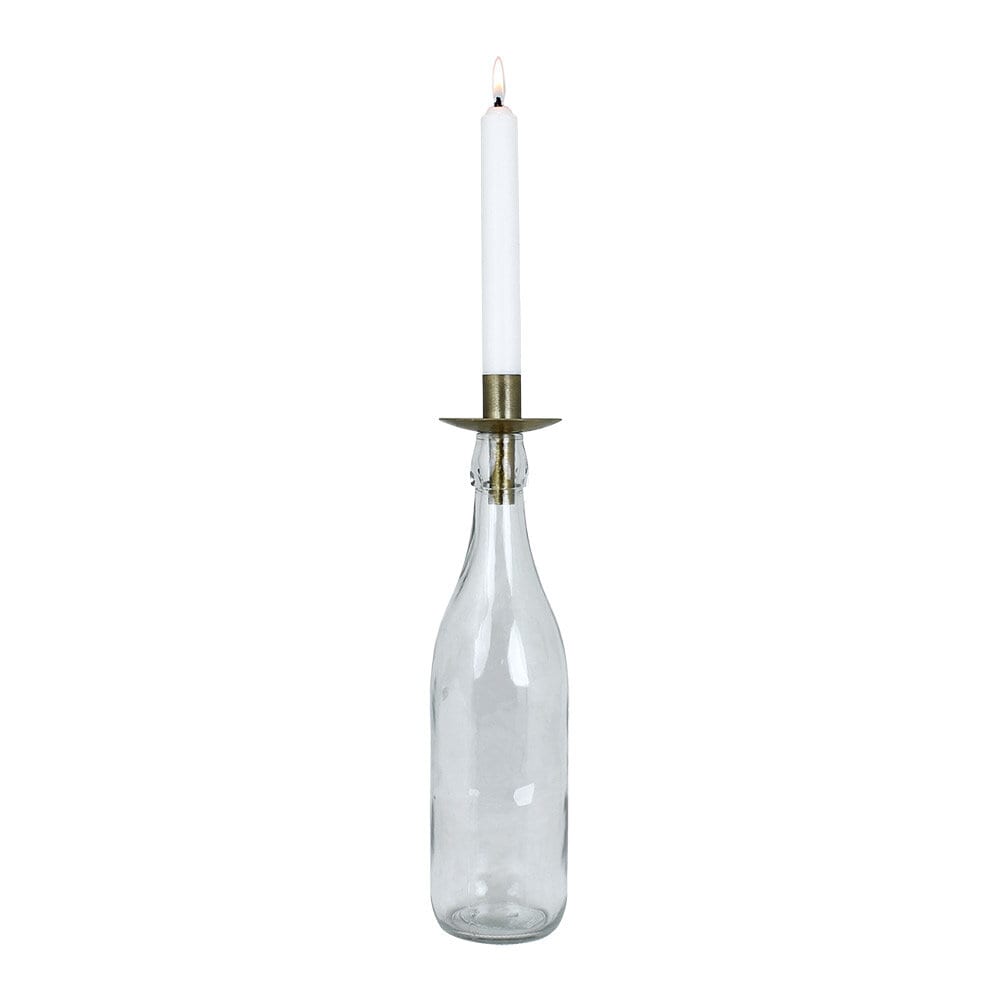 Bougeoir de Bouteille Laiton