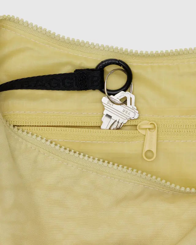 Sac Baggu Croissant Butter jaune pâle - Moyen