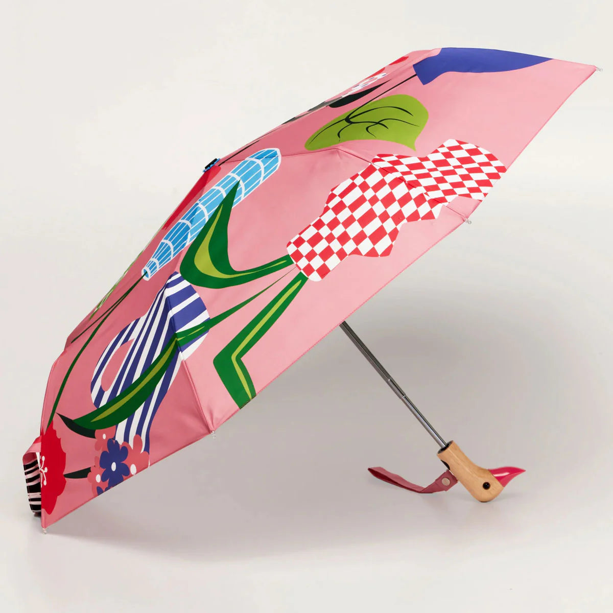 Parapluie Vases Rose/Vert