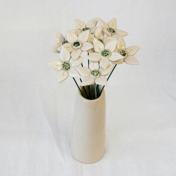 Edelweiss Blanc en céramique