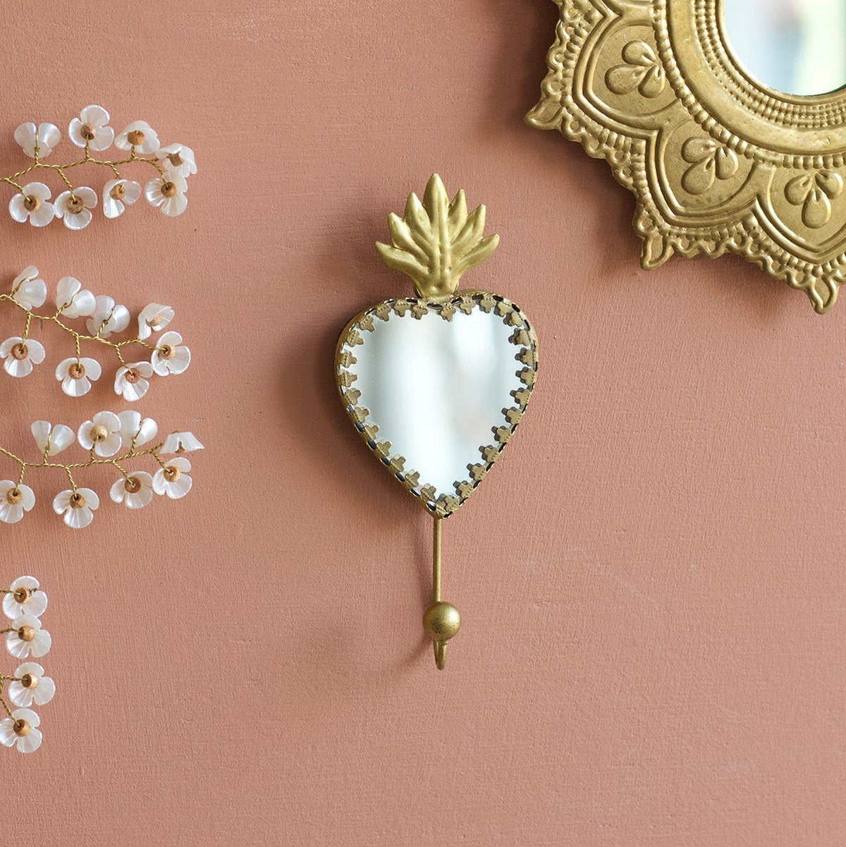 Crochet Ex-voto miroir